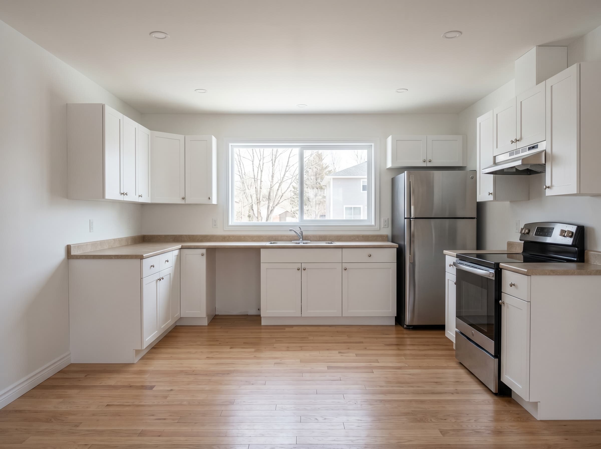 Kitchen before staging