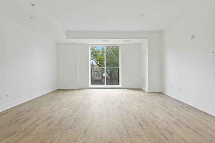 Living room before staging